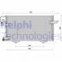 TSP0225010 DELPHI Конденсатор кондиціонера