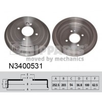 N3400531 NIPPARTS Гальмівний барабан