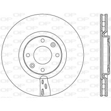 BDR2453.20 OPEN PARTS Гальмівний диск