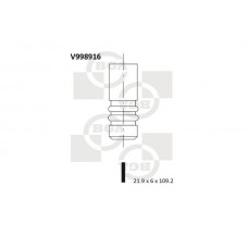 впускний клапан BGA V998916