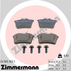 24765.165.1 ZIMMERMANN Комплект гальмівних колодок дисковий гальм