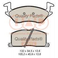 704-17088 IAP QUALITY PARTS КомплеК т гальмівних колодок, дискове гальмо