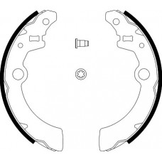 8DB 355 002-501 HELLA PAGID Комплект гальмівних колодок