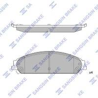 SP1509 Hi-Q КомплеК т гальмівних колодок, дискове гальмо