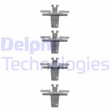 LX0058 DELPHI Комплектуючі колодки дискового гальма