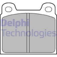 LP61 DELPHI Комплект гальмівних колодок дисковий гальм