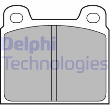 LP61 DELPHI Комплект гальмівних колодок дисковий гальм