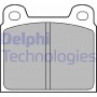 LP61 DELPHI Комплект гальмівних колодок дисковий гальм