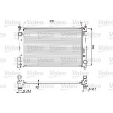701717 VALEO Радіатор охолодження двигуна