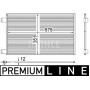 AC 569 000P MAHLE Конденсатор кондиціонера