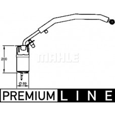 AD 278 000P MAHLE Осушувач кондиціонера