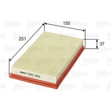 585268 VALEO Повітряний фільтр