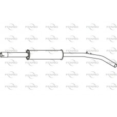 P19003 FENNO Середній глушник вихлопних газів