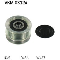 VKM 03124 SKF Механізм вільного ходу генератора