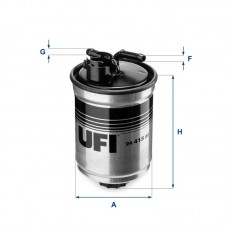 24.415.00 UFI Паливний фільтр