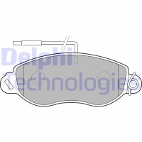 LP1848 DELPHI Комплект гальмівних колодок дисковий гальм