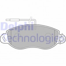 LP1848 DELPHI Комплект гальмівних колодок дисковий гальм