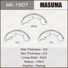 MK-1507 MASUMA Комплект гальмівних колодок