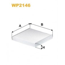 WP2146 WIX FILTERS Фільтр повітря у внутрішньому просторі