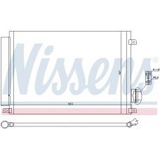940028 NISSENS Конденсатор кондиціонера