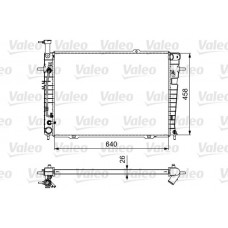 735543 VALEO Радіатор охолодження двигуна