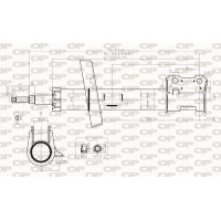 SAB8269.31 OPEN PARTS Амортизатор