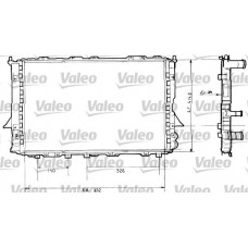 730362 VALEO Радіатор охолодження двигуна