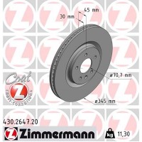 430.2647.20 ZIMMERMANN Гальмівний диск