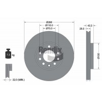 BDS1359 BENDIX Braking Гальмівний диск