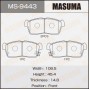 MS9443 MASUMA Колодки гальмівні