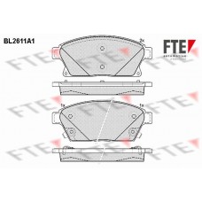 BL2611A1 FTE КомплеК т гальмівних колодок, дискове гальмо
