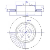 142.1447 CAR Гальмівний диск