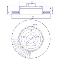 142.1447 CAR Гальмівний диск