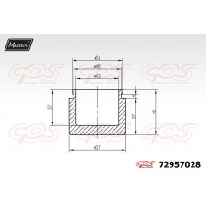 72957028 MAXTECH Поршень корпус скоби гальма