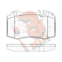 RB1389 R BRAKE Комплект гальмівних колодок дисковий гальм