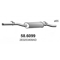58.6099 ASSO Середній глушник вихлопних газів