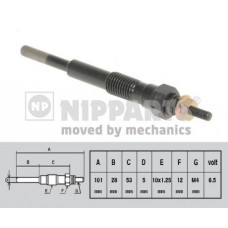 J5716000 NIPPARTS Свічка розжарювання