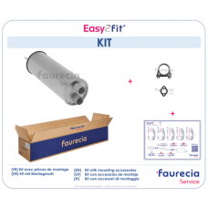 FS15007 Faurecia Середній глушник вихлопних газів