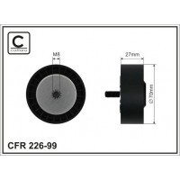226-99 CAFFARO Паразитный / ведущий ролик, Поліклиновий ремінь