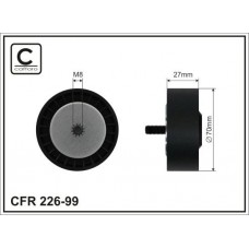 226-99 CAFFARO Паразитный / ведущий ролик, Поліклиновий ремінь