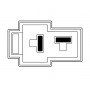 01.7410#OR Ac Rolcar Електродвигун склопідйомник