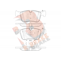 RB2048 R BRAKE Комплект гальмівних колодок дисковий гальм