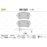 601325 VALEO КомплеК т гальмівних колодок, дискове гальмо
