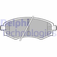 LP606 DELPHI КомплеК т гальмівних колодок, дискове гальмо