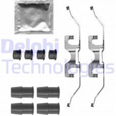 LX0694 DELPHI Комплектуючі колодки дискового гальма