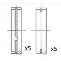 BM1036-025 FAI AutoParts Підшипник колінвалу