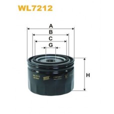 WL7212 WIX FILTERS Масляний фільтр