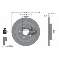 BDS1792 BENDIX Braking Гальмівний диск