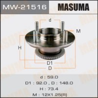 MW21516 MASUMA Комплект підшипника ступиці колеса