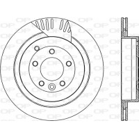 BDR2257.20 OPEN PARTS Гальмівний диск